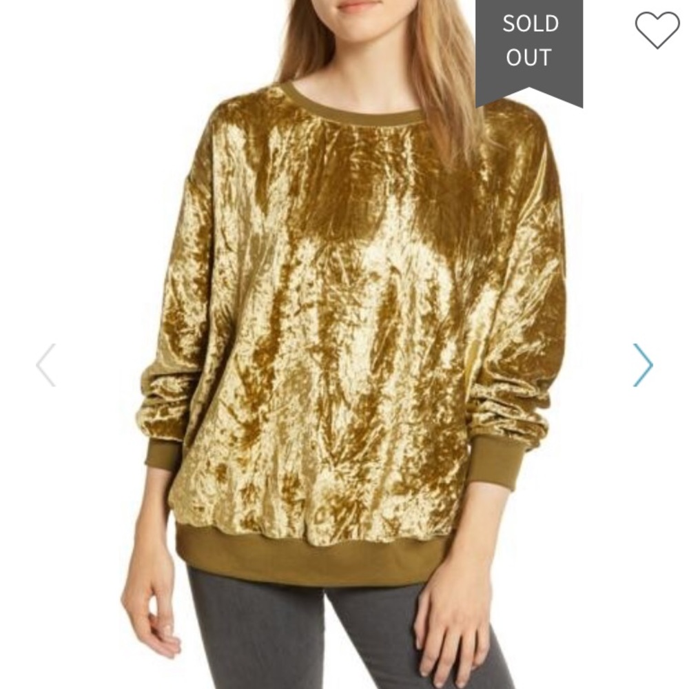 Lou & Grey Eva Crushed Velvet Sweater